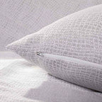 Διακοσμητική Μαξιλαροθήκη Charisma Cotton Net White 30X50